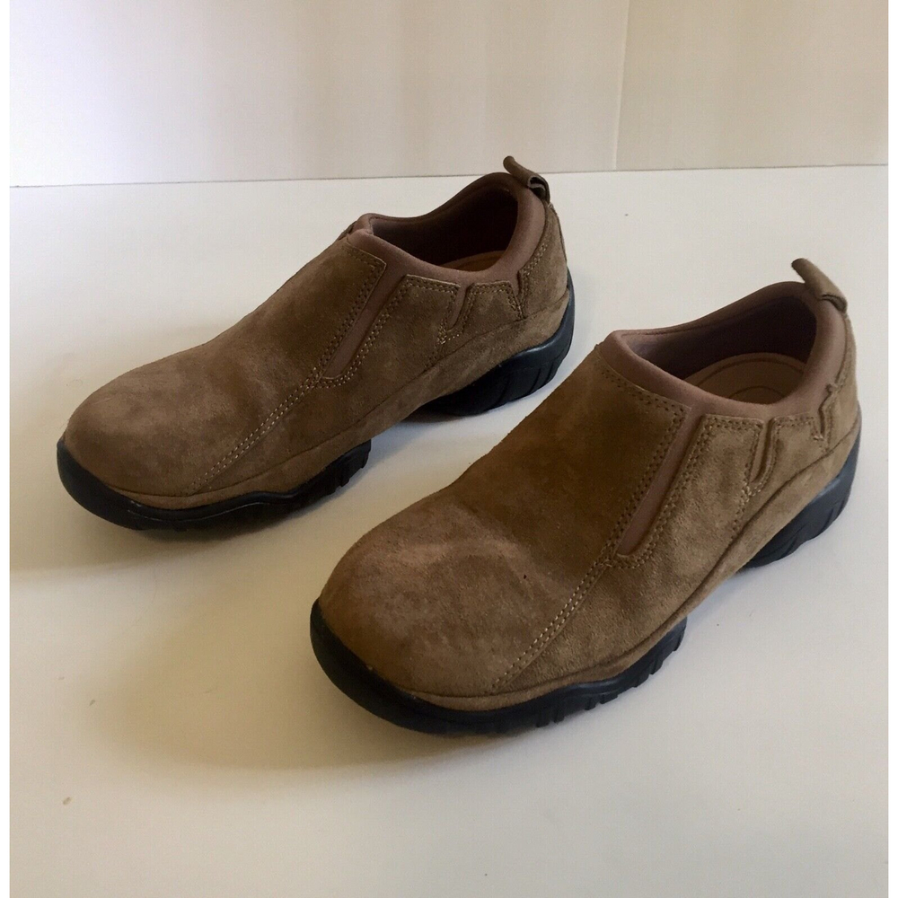 HUSH PUPPIES HP 360 WALKING SLIP ON SUEDE SHOES SIZE 5.5
